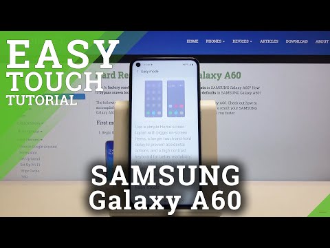 How to Set Up Larger Icons on Samsung Galaxy A60 - Activate Easy Mode