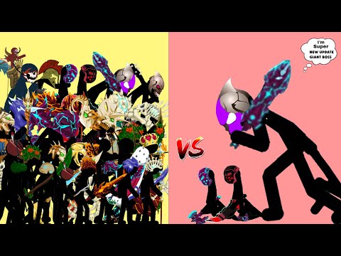 Stick War Legacy Mod VIP - New Giant Boss Vs All New Skins Stick