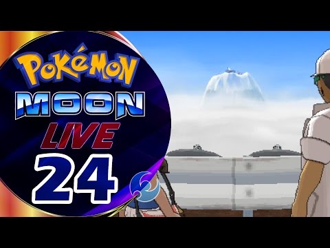 Pokemon Moon Live Let's Play - Part 24 | Alola's New Pokemon League!