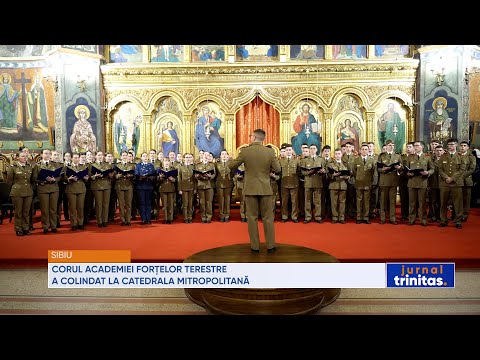 Corul Academiei Forțelor Terestre a colindat la Catedrala Mitropolitană