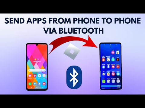 How to Send Apps Via Bluetooth from a phone to another