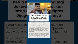 Ketua KPU Bantah Lindungi Jokowi-Gibran, Tegaskan Ijazah Capres dan Cawapres Dijaga Kerahasiaannya