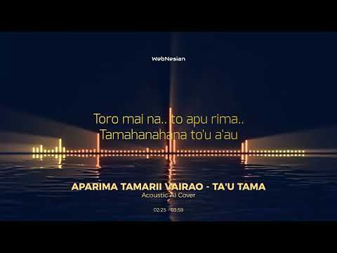 🎸 Ta’u Tama – Acoustic AI Cover (Tamarii Vairao) 🎶