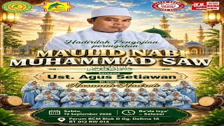 Download lagu Safari maulid ke 6 || Ustad Agus Setiawan || Hasanah Hadroh Masjid Baitul Makmur || Maulid Addiba  mp3