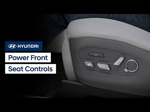 Power Front Seat Controls | Hyundai