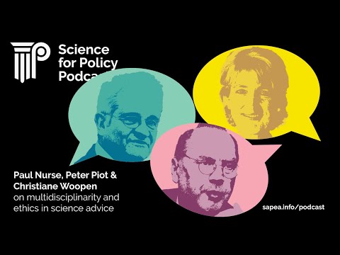Paul Nurse, Peter Piot and Christiane Woopen on ethics and multidisciplinarity
