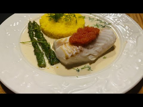 Arga Kockens gudomliga vitvinssås med torskrygg…