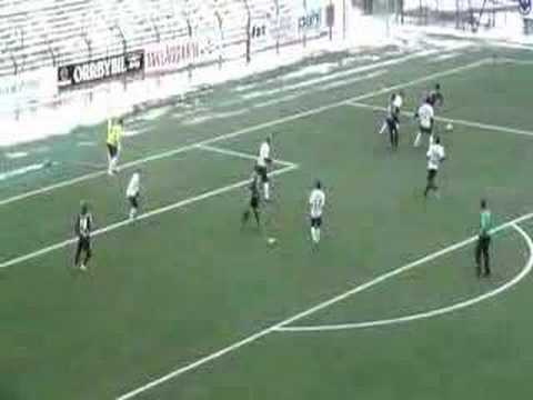 Erik Wennbergs första mål för Carlstad United