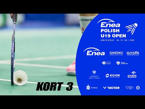 court 3 | Polish Open U19 | badminton | Gniezno 2022 | SF
