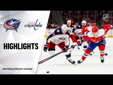 NHL Highlights | Blue Jackets @ Capitals 12/9/19