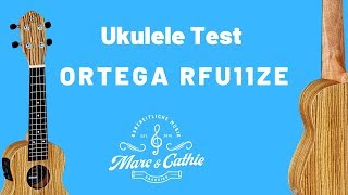 Video thumbnail for Sopran Ukulele Test Ortega RFU11ZE Zepranie by Marc & Cathie