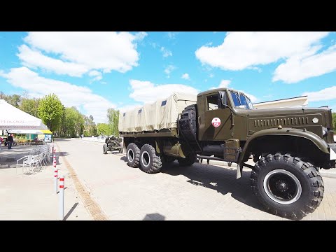 КрАЗ 255 и Урал 4320 на Празднике! Дети счастливы!!!