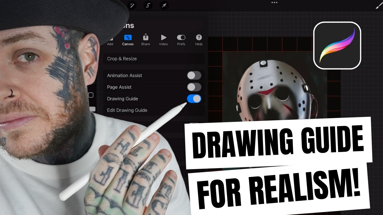 Realism Unleashed: Unveiling Procreate's Drawing Guide Techniques