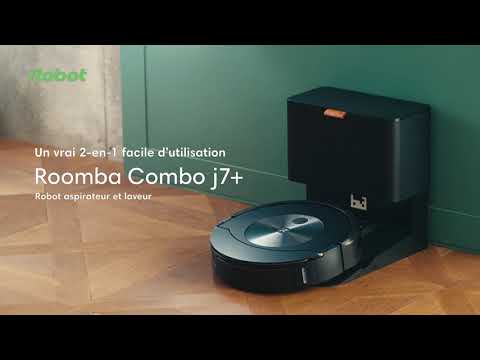 Le robot aspirateur et laveur 2-en-1 avec lingette rétractable | Roomba® Combo® j7+ | iRobot®