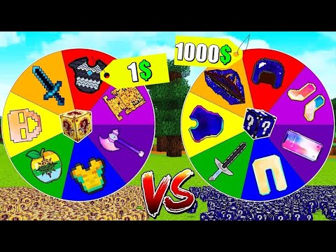 1$ ÇARK VS 1000$ ÇARK! 😱 - Minecraft