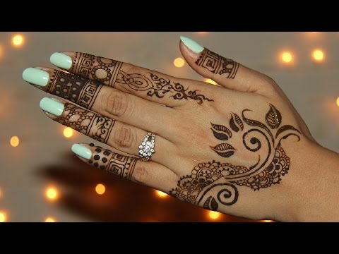 simple and quick mehndi design tutorial by shruti arjun anand
