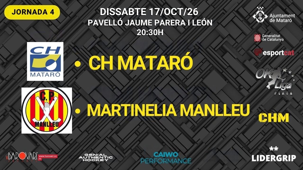 CH MATARÓ vs MARTINELIA MANLLEU