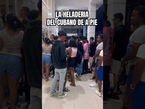 🚨CUBA: La HELADERÍA MÁS LLENA de La Habana 😱🇨🇺 #shorts