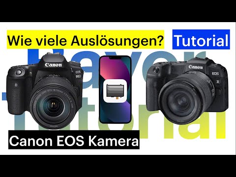 Canon Kamera (z.B. Canon EOS RP, R, R6, R5, R3 und EOS 90D) Auslösungen auslesen Tutorial