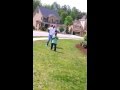 Kid Runs OVER neighborhood BULLY! 