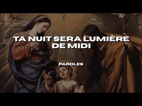 Ensemble Vocal l'Alliance - Ta nuit sera lumière de midi (Paroles)