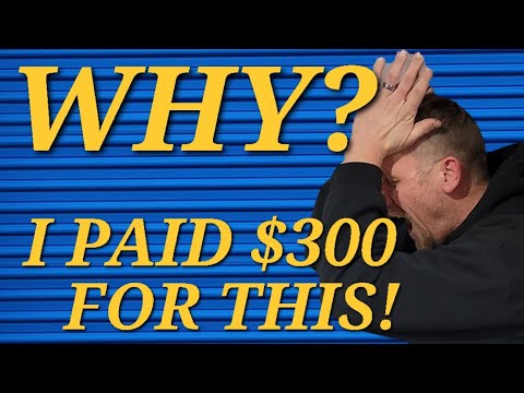WHY, Did I Spend $300 On This Storage Unit? ~ Abandoned Locker Is A HUGE MESS! ~  Trash & Treasure!