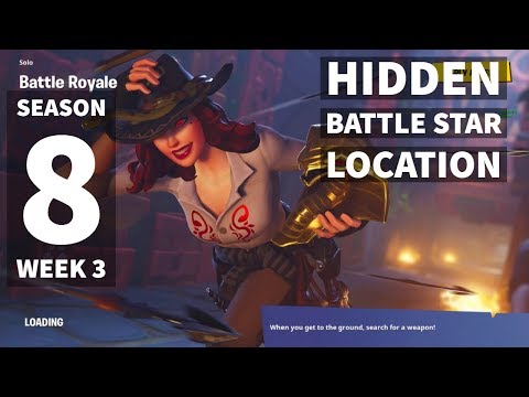Fortnite ¦ Season 8 Week 3 Hidden Battle Star Location