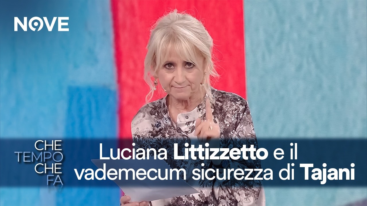 Luciana Littizzetto e il Vademecum scritto da Tajani "Se passa un elicottero non salutate"