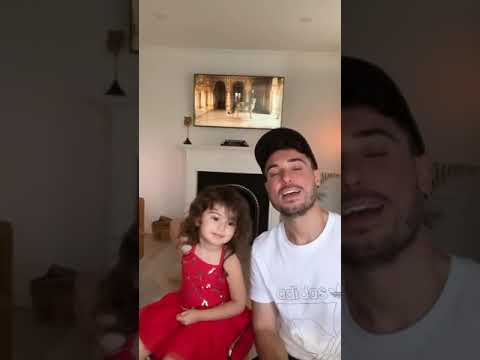 Faydee And His Cute Daughter Milan Doing Fun