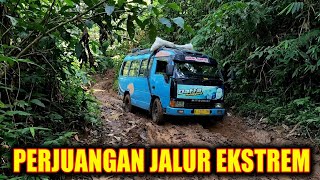 Download lagu NEKAT! Elf Gunung Jampang Terjang Kubangan Lumpur Demi Penumpang Pelosok Garut! mp3