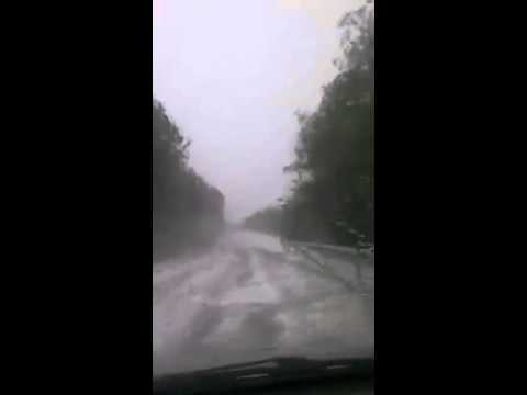 Vídeo de la granizada en Pinares. / SN