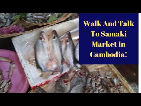Walk And Talk To Samaki Market In Cambodia!