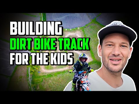 Building a kids dirt bike track challenge
