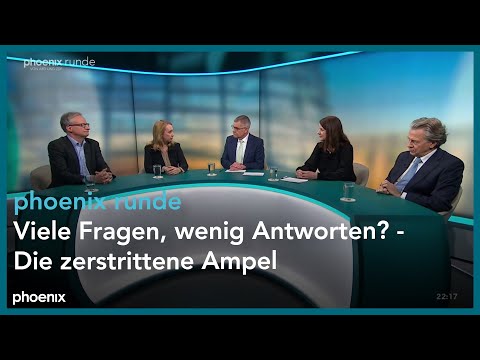 #phoenixrunde: Viele Fragen, wenig Antworten? - Die zerstrittene Ampel