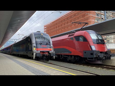 Abstellung des RJX 368 mit ÖBB 1216.025 "Weltrekordlok" | Feldkirch [4K]