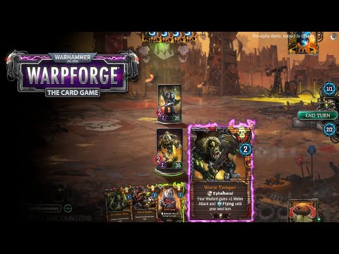Warhammer 40,000: Warpforge - Boss ZagStruk Gameplay - YouTube