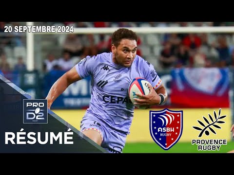 PRO D2 : Résumé 1ère moitié AS Béziers Hérault - Provence Rugby : J4 - Saison 2024/2025
