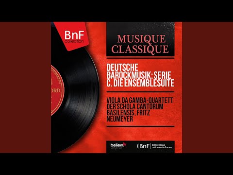 Banchetto musicale, Suite No. 1 in D Minor: Courente