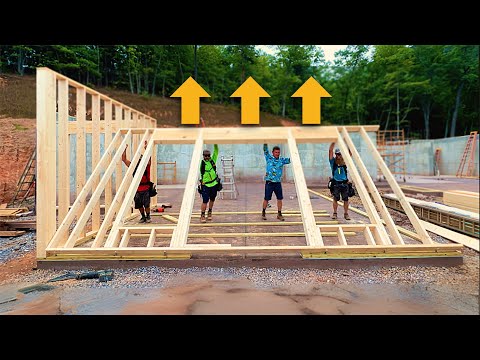 Construction of a MEGA sized Modern Home PT 20