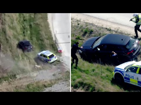 Vilda biljakten i Skåne – polisen drar vapen