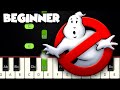 Ghostbusters Theme Song BEGINNER PIANO TUTORIAL SHEET MUSIC By Betacustic