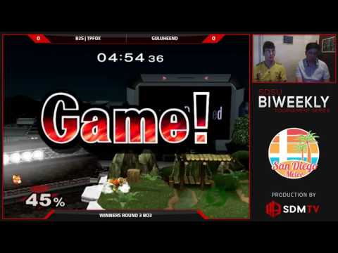 SDSU Biweekly - B2S | TpFox (Fox) vs. Guluheend (Samus) - SSBM WR3 - Smash Melee