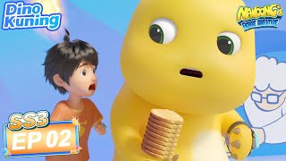 Download lagu INDO SUB | SS3 EP. 02 | Punya kepala besar Qi🍐🤖🍞2/2  | Dino Kuning mp3
