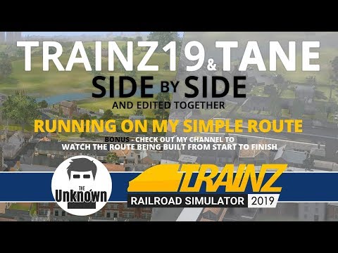 Trainz Railroad Simulator 2019 AND Tane side by side Comparison