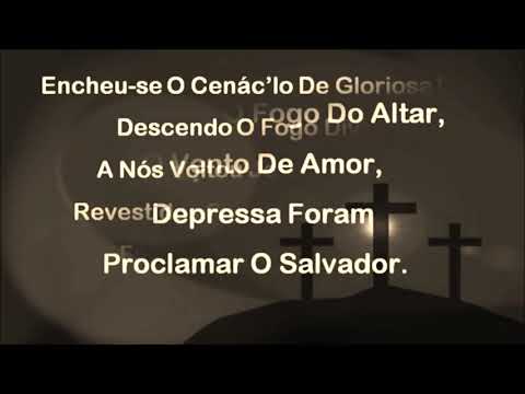 391 Jesus no monte da ascensão Harpa Cristã com legenda