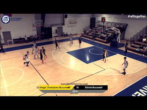 LIVE CN U17🏀CS Magic Champions Bucuresti - CSU Știința Politehnica București