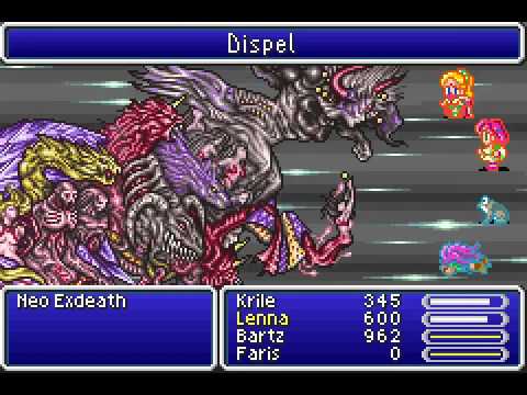 Final Fantasy V: Four Job Fiesta 2015 | Final Boss | Mystic Knight / Bard/ Berserker / Berserker