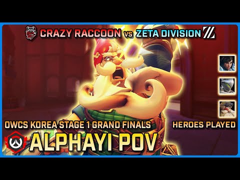 [ AlphaYi ] Crazy Raccoon vs ZETA DIVISION | Grand Finals | OWCS Korea Stage 1