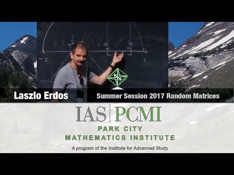 Laszlo Erdos (1.3) The matrix Dyson equation for random matrices, part 1.3