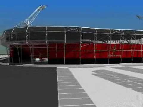 DSB Stadion, fly around